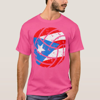 Camiseta Voleibol puertorriqueño: Bandera boricua
