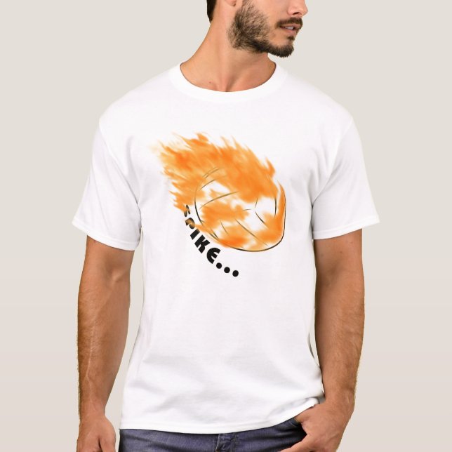 Camiseta ¿Voleibol - "punto… puede usted cavarlo? " (Anverso)