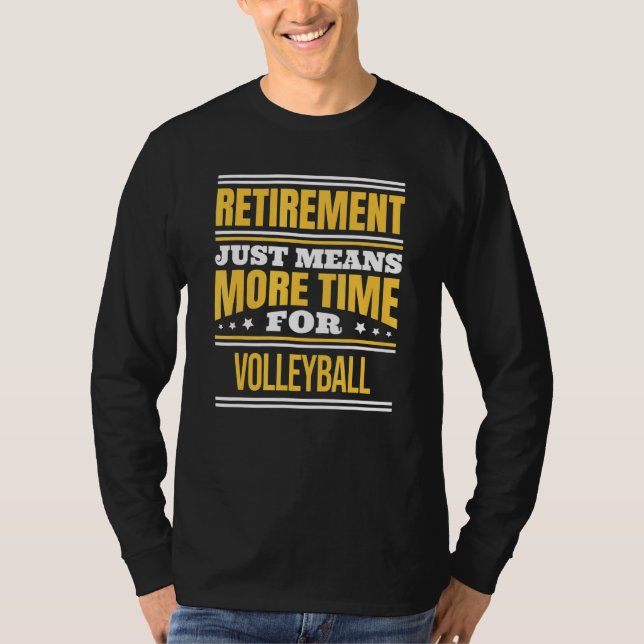 Camiseta Voleibol retirado dice retiro (Anverso)