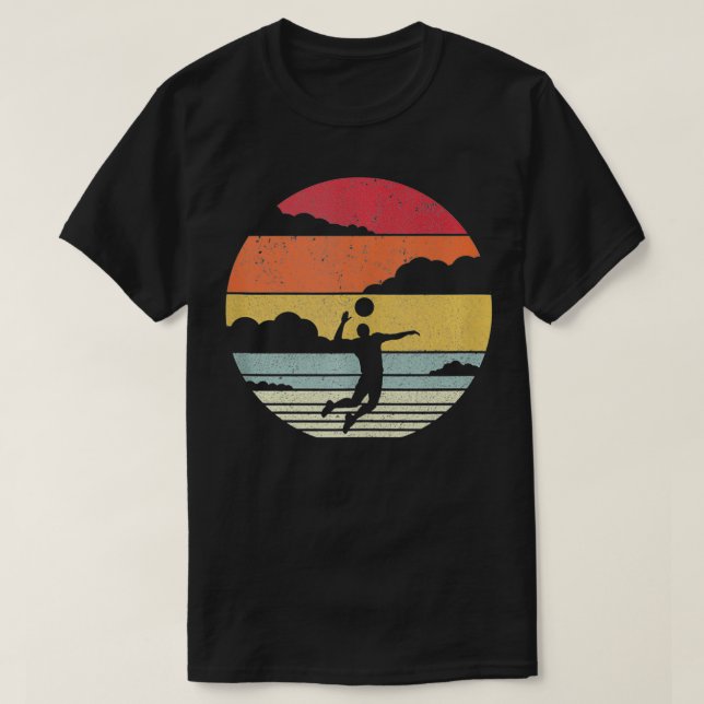 Camiseta Voleibol retro (Diseño del anverso)