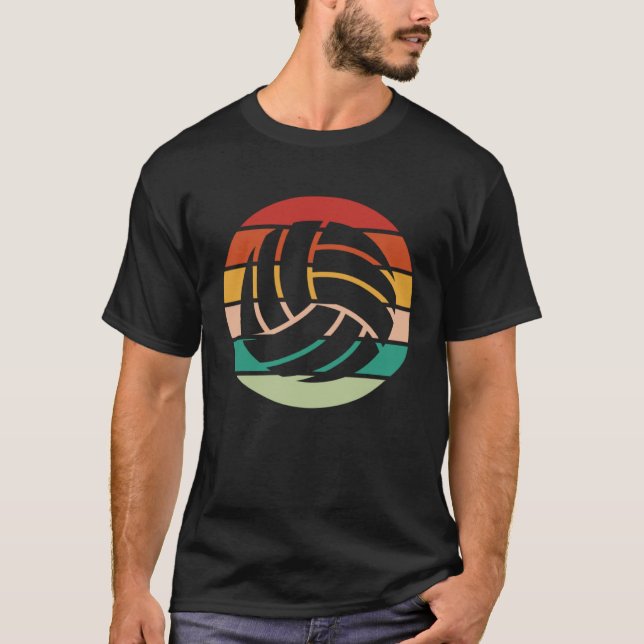 Camiseta Voleibol Retro Sunset Voleibol (Anverso)