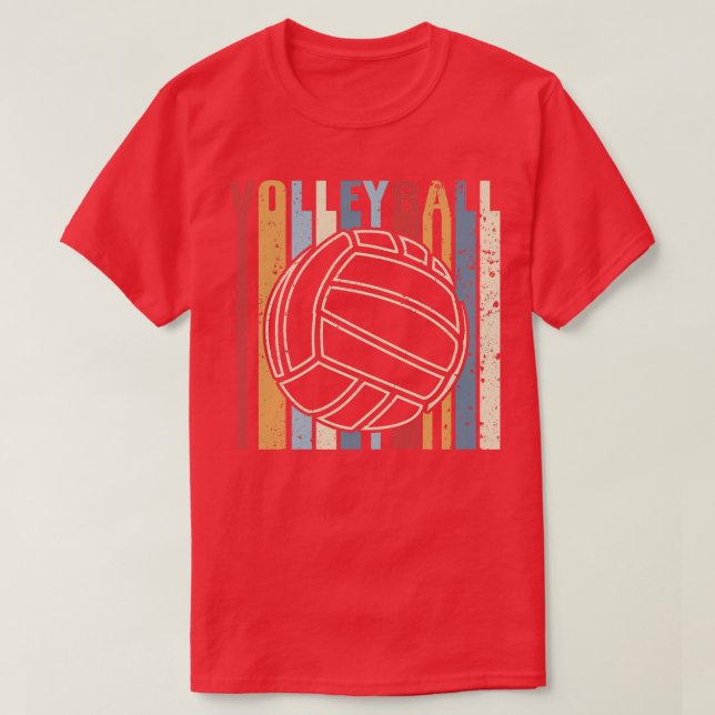 Camiseta Voleibol retro vintage 1 (Diseño del anverso)