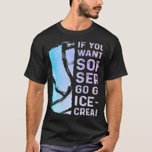 Camiseta Voleibol Si Quieres Un Helado De Servicio Suave