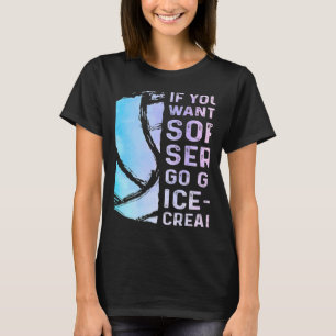 Camiseta Voleibol Si Quieres Un Helado De Servicio Suave