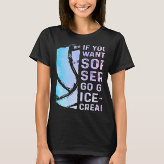 Camiseta Voleibol Si Quieres Un Helado De Servicio Suave