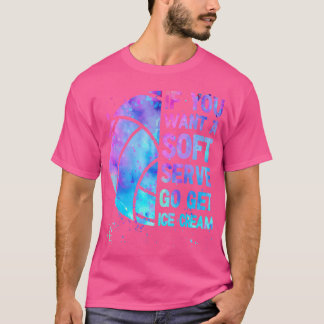 Camiseta Voleibol si quieres un servicio suave para las muj