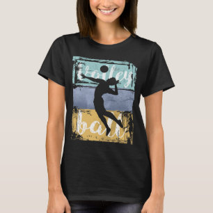 Camiseta Voleibol Tee - Vintage Retro Volleyball
