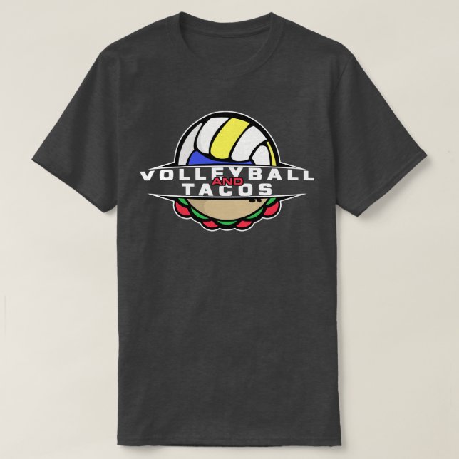 Camiseta Voleibol Y Tacos (Diseño del anverso)