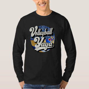 Camiseta Voleibol Yaya Voleibol Antiguo Familiar Combinació