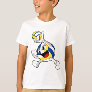 Camiseta Voleibolista con voleibol