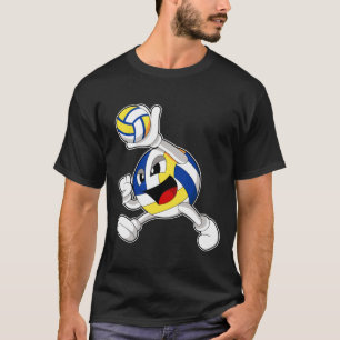 Camiseta Voleibolista con voleibol