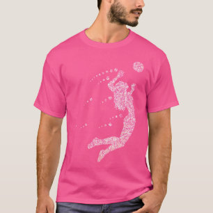 Camiseta Voleibolista Pink Beach Voleibol
