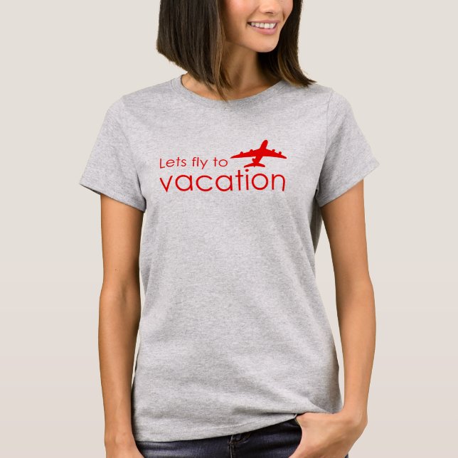 Camiseta Volemos a las vacaciones (Anverso)