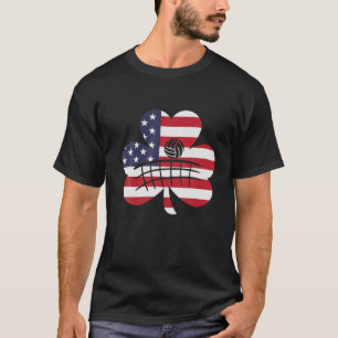 Camiseta Vóley irlandés Shamrock americano de bandera