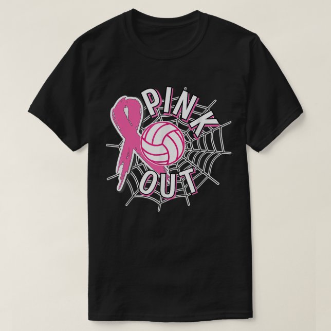 Camiseta Vóley rosada de salida de cinta rosada de la guerr (Diseño del anverso)