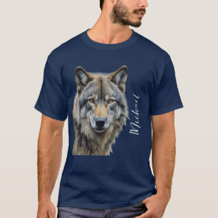 Camiseta Volf Retrato Su Nombre Personalizado Escritura A M
