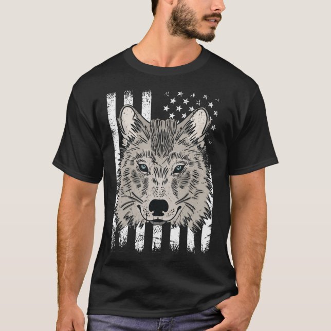 Camiseta Volf Wolf Camping Estados Unidos (Anverso)