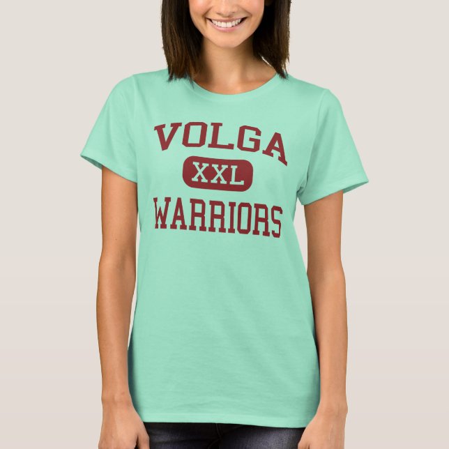Camiseta Volga - Guerreros - Escuela Media - Elkader Iowa (Anverso)