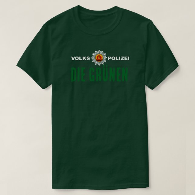 Camiseta Volkspolizei (Diseño del anverso)