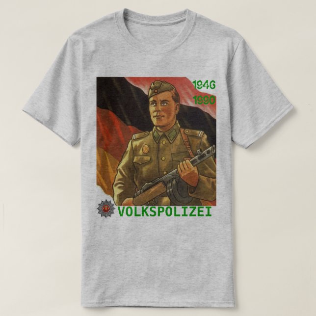 CAMISETA VOLKSPOLIZEI DDR 1946-1990 (Diseño del anverso)