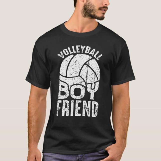 Camiseta Volleyball Boyfriend Coach Fan Player (Anverso)