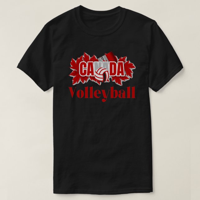 CAMISETA VOLLEYBALL CANADA (Diseño del anverso)