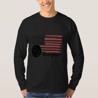 Camiseta Volleyball For USA Patriotic Athlete
