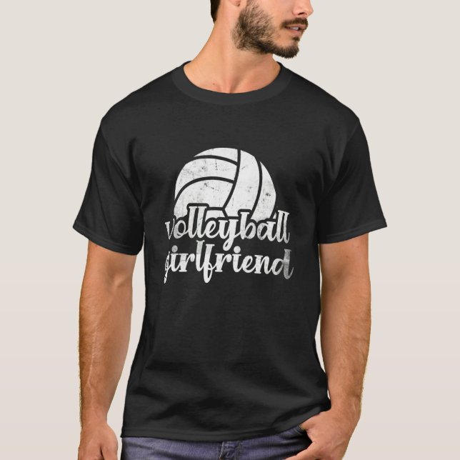 Camiseta Volleyball Girlfriend Coach Fan Player  2 (Anverso)