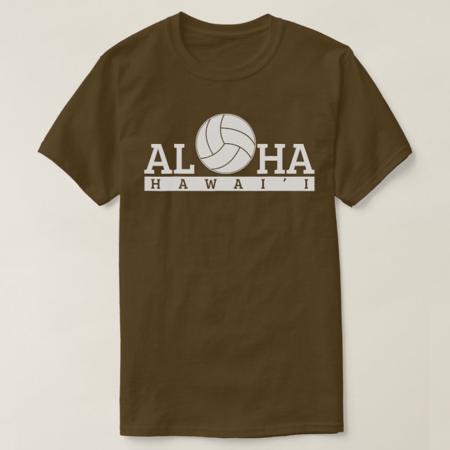 Camiseta Volleyball Hawaii Hawaiian Beach Aloha Gift 1  (Diseño del anverso)