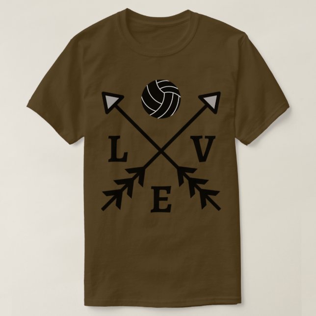 Camiseta Volleyball love (Diseño del anverso)