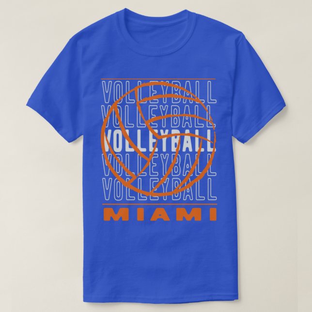 Camiseta Volleyball Miami Florida (Diseño del anverso)