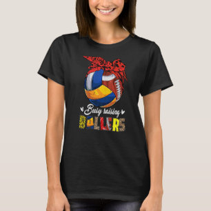 Camiseta Volleyball Mom Football Mom Buscando Balances F