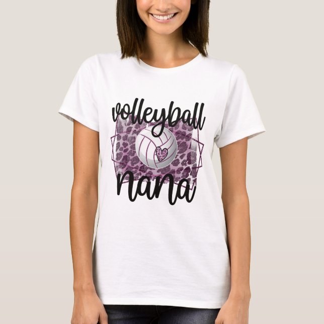 Camiseta Volleyball Nana Grandma Of Volleyball Player Nana  (Anverso)