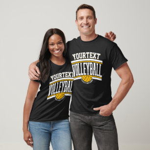 Camiseta Volleyball personalizado NOMBRE Jugador Equipo Esc
