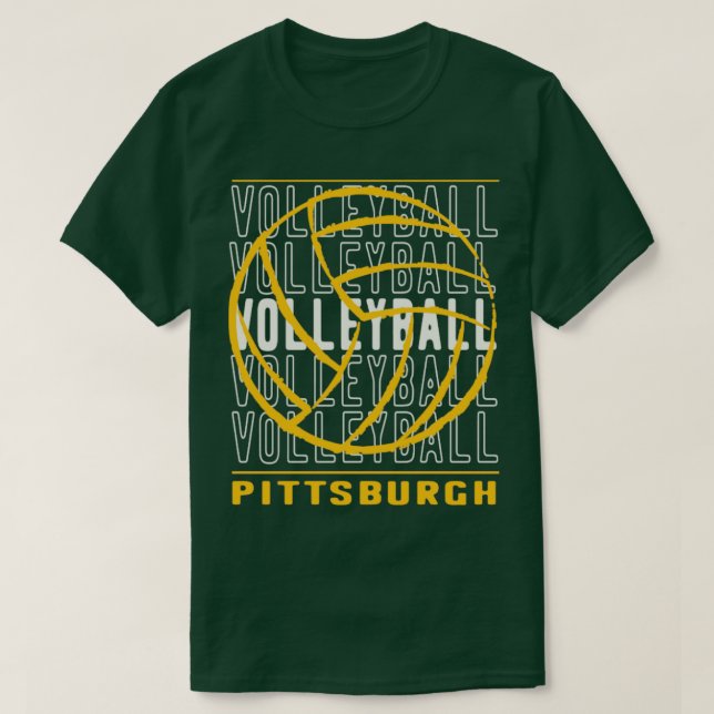 Camiseta Volleyball Pittsburgh (Diseño del anverso)