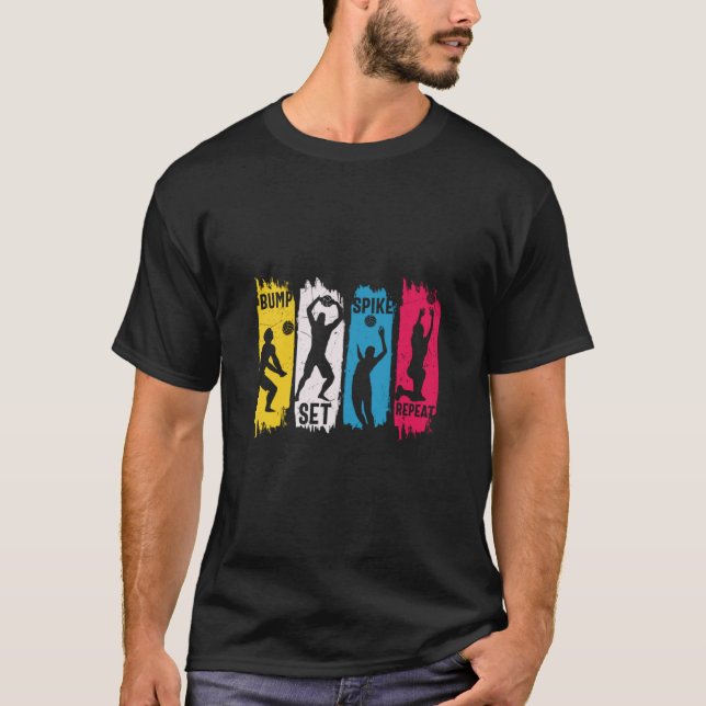 Camiseta Volleyball Player | Set Spike Repeat (Anverso)