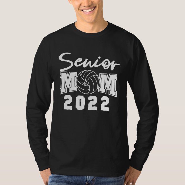 Camiseta Volleyball Senior Mom 2022 Mom Back To School 2021 (Anverso)
