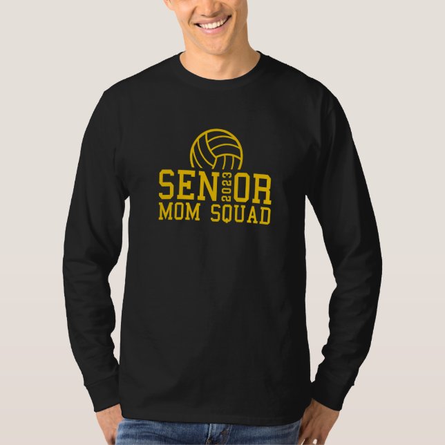 Camiseta Volleyball Senior Mom Squad  3 (Anverso)