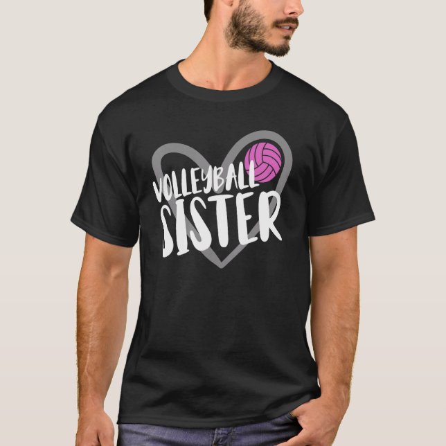 Camiseta Volleyball Sister Heart (Anverso)