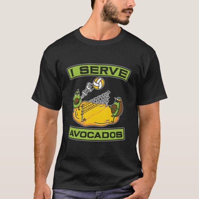 Camiseta Volleyball Vball Beach Volleyball Avocado (Anverso)