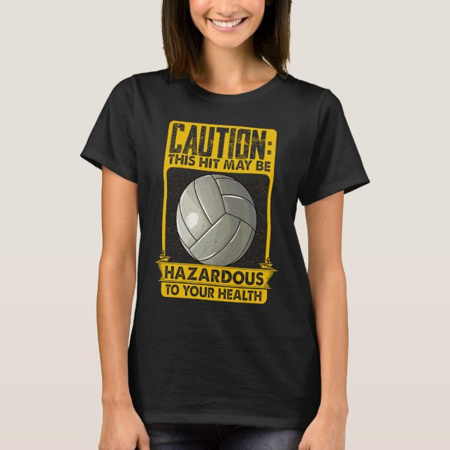 Camiseta Volleyball  With Sayings Womens Sports (Anverso)