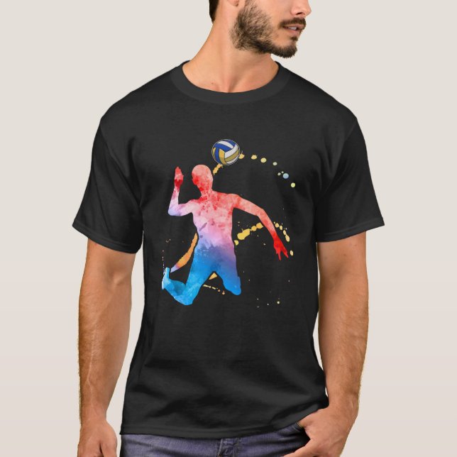 Camiseta Volleyballer Graphic Beach Volleyball (Anverso)