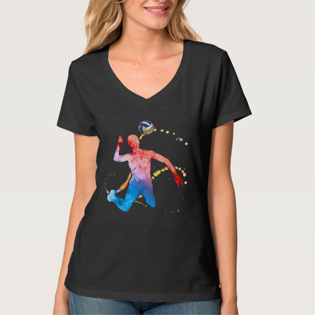 Camiseta Volleyballer Graphic Beach Volleyball (Anverso)