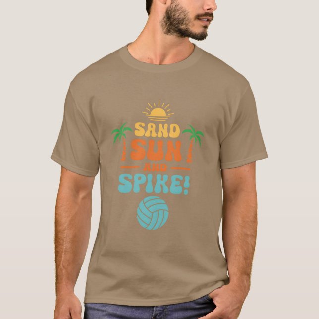Camiseta Volleyballropical Summer Sport Volleyball retro bo (Anverso)