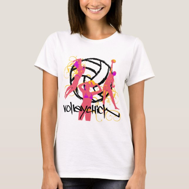 Camiseta VolleyChick Curt (Anverso)