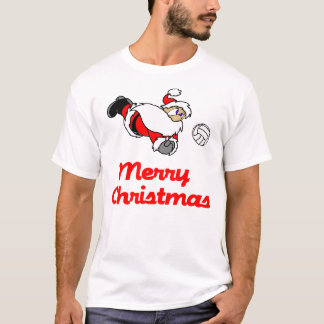 Camiseta VolleyChick Santa Digs Feliz Navidad