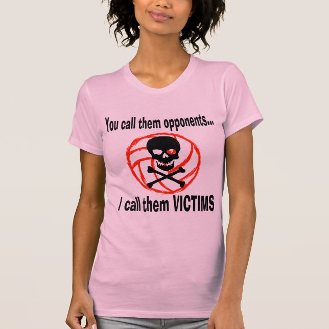 Camiseta VolleyChick VolleyVictim (Anverso)