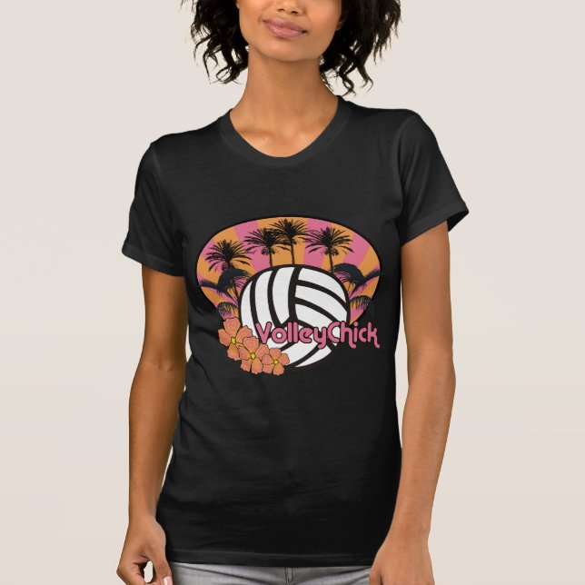 Camiseta VolleyChickPalmBeach (Anverso)