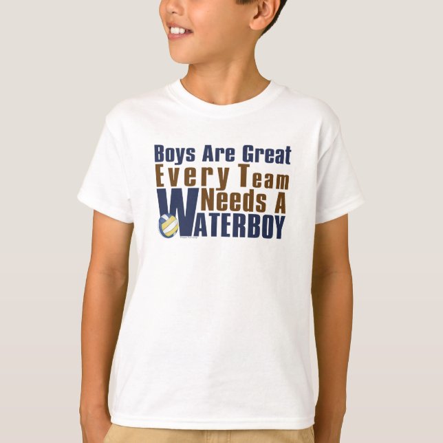 Camiseta Vollyball de Waterboy en azul (Anverso)