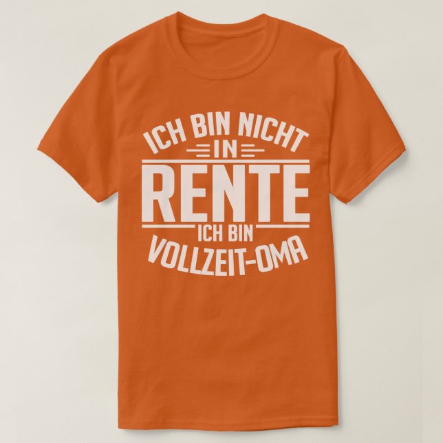 Camiseta Vollzeit Oma white (Diseño del anverso)